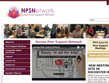 Tablet Screenshot of npsnetwork-mn.org